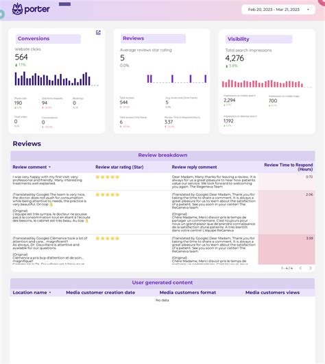 google business profile report.